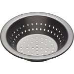 Kitchencraft masterclass crusty bake - petit moule  gteau rond antiadhsif, acier, noir, 12 cm