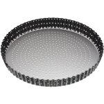 Kitchencraft masterclass moule  gteau et  quiche antiadhsif avec trous et base amovible, 28 cm