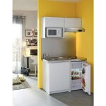 Moderna - kitchenette complte cadette 120x60 blanc mlamin