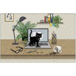 Kiub - set de table chaton en télétravail 43 cm Kiub - set de table chaton en télétravail 43 cm