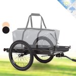 Remorque velo cargo, charette velo  2 roues, remorque vlo pour bicyclette, kit de fixation pour remorques ...