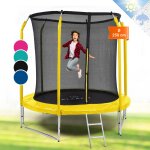 Klarfit - trampoline jumpstarter filet ø 2, 5 m 120 kg ø max. de la surface de saut 195 cm Klarfit - trampoline jumpstarter filet ø 2, 5 m 120 kg ø max. de la surface de saut 195 cm