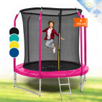 Klarfit - trampoline jumpstarter filet ø 2, 5 m 120 kg ø max. de la surface de saut 195 cm Klarfit - trampoline jumpstarter filet ø 2, 5 m 120 kg ø max. de la surface de saut 195 cm