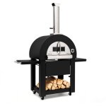 Klarstein - four  pizza diavolo napoletana pole  bois acier inoxydable