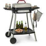 Klarstein gatsby grill barbecue �lectrique 2000w rev�tement antiadh�sif - beige & noir
