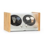 Klarstein - hanoi 4 remontoir automatique 4 montres 4 programmes 3 vitesses bambou Klarstein - hanoi 4 remontoir automatique 4 montres 4 programmes 3 vitesses bambou