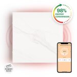 Klarstein - radiateurs chauffage radiant electrique ip24, chauffage salle de bain infrarouge intelligent ...