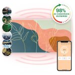 Klarstein - radiateurs chauffage radiant electrique ip44, chauffage salle de bain infrarouge intelligent ...