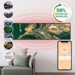 Klarstein - radiateur infrarouge mural intelligent, chauffage infrarouge 350w, panneau chauffant infrarouge, ...