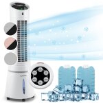 Rafrachisseur d'air klarstein rafraichisseur d'air mobile 5 en 1 180m / h 45w blanc