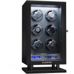 Klarstein - remontoir automatique de montres, boite a montre automatique homme et femme, vitrine en acrylique, ...