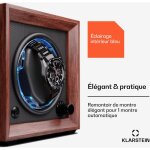 Klarstein - remontoir de montre pour montres automatiques, remontoir de montre automatique pour 1 montre, ...