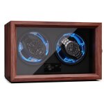 Klarstein remontoir pour montres automatiques, remontoir de montre automatique pour 2 montres, remontoir ...