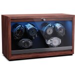 Klarstein - remontoir pour montres automatiques, remontoir de montre automatique pour 6 montres, remontoir ...