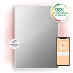 Klarstein - smart chauffage infrarouge, 750w radiateur electrique, contrle via app mobile wifi, dtection ...