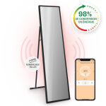 Klarstein smart chauffage infrarouge, 900w radiateur electrique, contrle via app mobile wifi, dtection ...