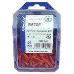 Klauke - manchon isolant � but�e - section de fil : 1. 52 - conditionnement : 100 pi�ces