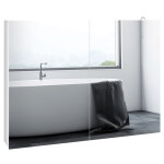 Kleankin - armoire miroir led de salle de bain - 2 portes, 2 tagres - tactile, lumire rglable - mdf ...