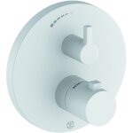 Kludi - nova fonte - mitigeur de douche thermostatique encastr�, blanc mat 208355315