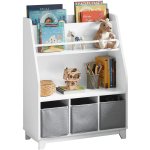 Sobuy - kmb34 - w bibliothque tagre  livres tagre de rangement jouets pour enfants porte - revues ...