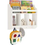 Kmb46 - w biblioth�que murale, �tag�re de rangement pour chambre d'enfants pour ranger des livres, jouets, ...