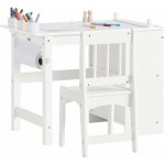 Sobuy - kmb60 - w ensemble table et chaise enfant set de 2 pièces bureau table d'étude avec 2 étagères, ... Sobuy - kmb60 - w ensemble table et chaise enfant set de 2 pièces bureau table d'étude avec 2 étagères, ...