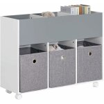 Sobuy - kmb61 - hg Étagère pour enfants avec 3 compartiments et 3 boîtes en tissu amovible, Étagère pour ... Sobuy - kmb61 - hg Étagère pour enfants avec 3 compartiments et 3 boîtes en tissu amovible, Étagère pour ...