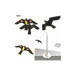 Effaroucheur d'oiseaux flying hawk : cerf - volant rpulsif pour jardin, pouvantail pour la cour et ...