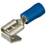 Knipex - cosse � sertir type languette isol�e bleu, 1. 5mm� - 2. 5mm� ( prix pour sachet de 100 )
