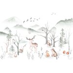Komar - poster xxl foret et animaux l400 x h280 cm Komar - poster xxl foret et animaux l400 x h280 cm
