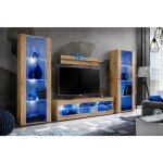 Komodee ensemble de meubles tivoli grande, wotan / wotan, largeur 250cm x hauteur 159cm x profondeur ...