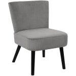 Konae - fauteuil crapaud en velours ctel gris