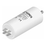 Condensateur moteur 45uf 450vac 110x50mm faston + lathe m8 45mf450vac / f / konek