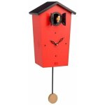 Horloge birdhouse chants d'oiseaux kookoo - rouge ( edition limite )