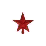 Cimier de sapin de nol toile rouge