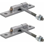 Kotarbau lot de 2 anches de portail avec t�le � visser et t�tons de lubrification r�glables - diam�tre ...