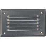 Grille de ventilation 165 x 100 mm gris en acier galvanis grille d'aration avec moustiquaire rsistante ...