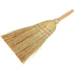 Kotarbau - mini balai  paille de 20 cm - avec manche en bois de 10 cm - pour petites surfaces