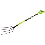 Kotarbau mistforke 4 dents 125 cm avec manche en mtal pour le jardin et l'agriculture