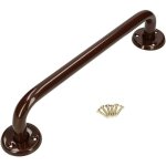 Kotarbau - poign�e de baignoire 400 mm poign�e de maintien marron poign�e de douche support mural barre ...