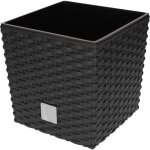 Kotarbau pot de fleurs 170 mm cache - pot avec pot intérieur pour culture de plantes anthracite Kotarbau pot de fleurs 170 mm cache - pot avec pot intérieur pour culture de plantes anthracite
