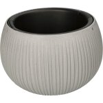 Pot de fleurs 240x160 mm imitation b�ton avec motif de vague + pot int�rieur style moderne - kotarbau ...