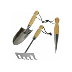 Set 3 outils de jardinage inox krisalys