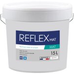 Krome peinture - krome reflex mat ? peinture acrylique murs et plafonds ? intrieur - 15 l conditionnement: ...