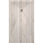 Kroos � - receveur de douche d�cape, finition lisse stone 3d, grille de couleur - 160 x 90 cm