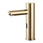 Kroos � - robinet lavabo automatique moderne, eau froide dor� bross� - pula