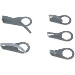 Ks tools - lame de grattoir pour couteau  pare - brise, courbe, l. 90 mm - 515. 5096