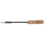 Ks tools - grattoir triangulaire manche bois, lame l200mm - 150. 3251
