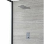 Hudson reed - kubix - mitigeur de douche thermostatique moderne avec inverseur  double fonctions avec ...