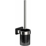 Brosse wc brosse toilettes wc balai wc avec support mural brosse wc auto - adhsif acier inoxydable finition ...
